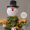 Ornativity Snowman Head Tree Topper - Xmas Holiday Tree Top Winter Snow Man Topper Ornament Decoration for Christmas Tree